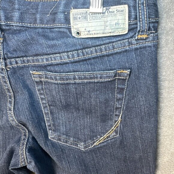 Converse One Star Jeans Women's Size 8 Blue Denim Cotton Spandex - Picture 7 of 10